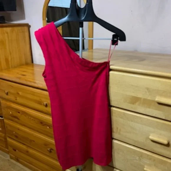 Express One Shoulder Bandage Bodycon Dress - Picture 3 of 10